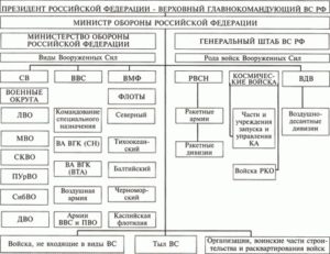 Структура вс россии схема